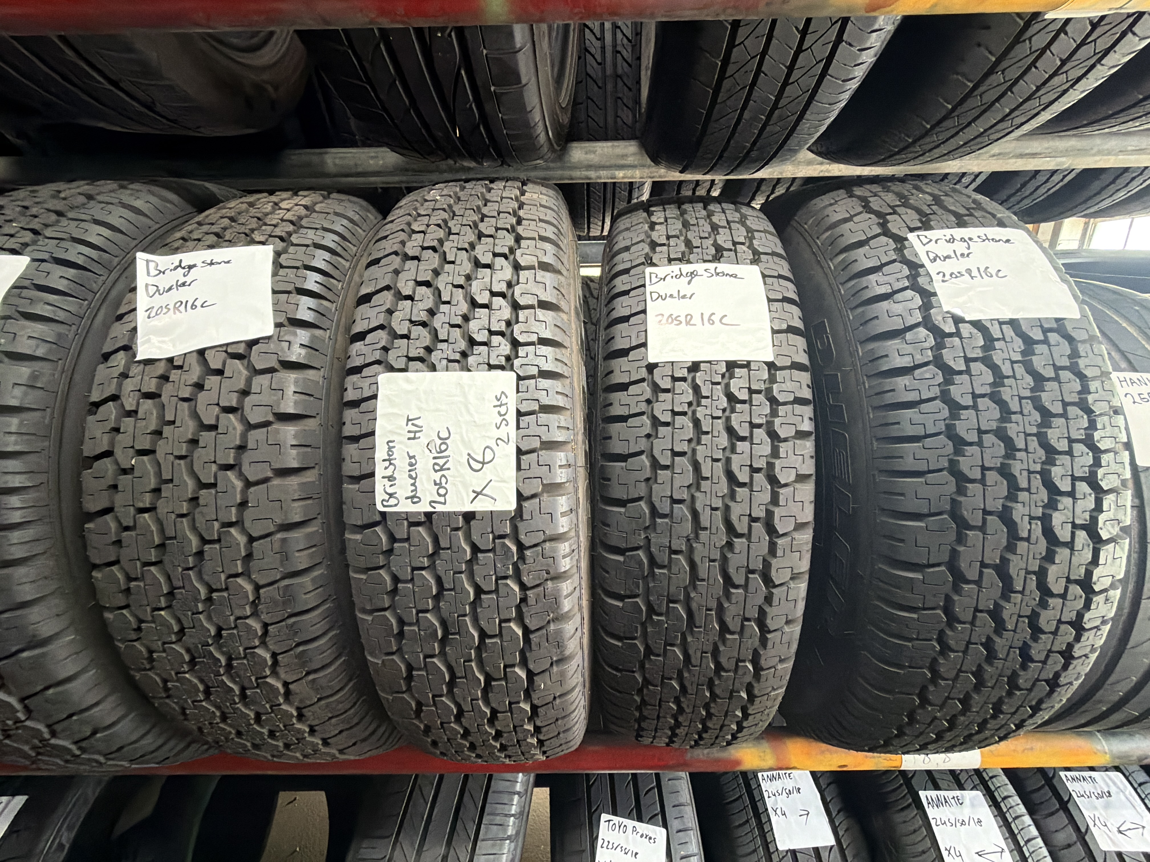 Size — — bridgestone Dueler