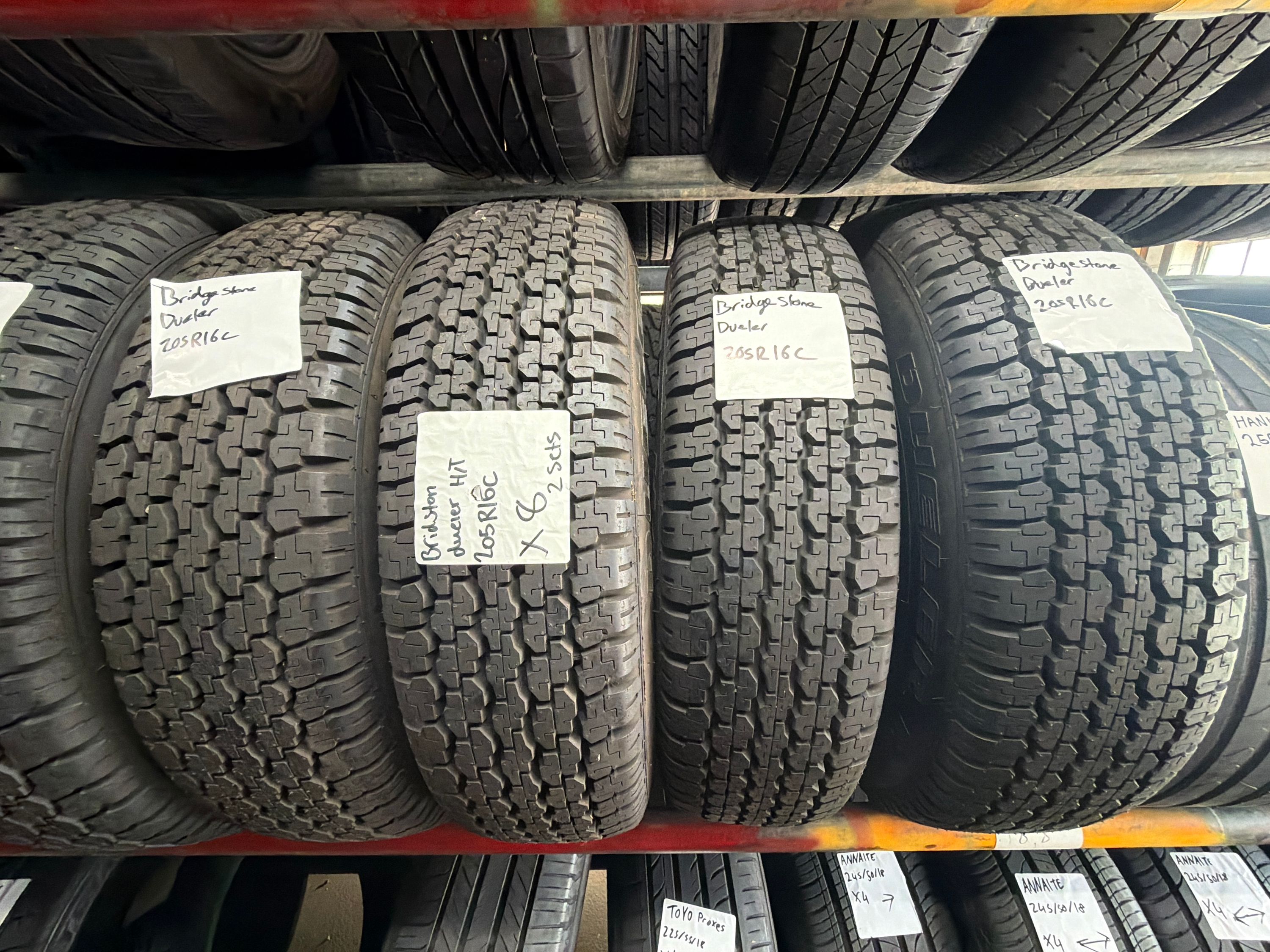 Size — — bridgestone Dueler