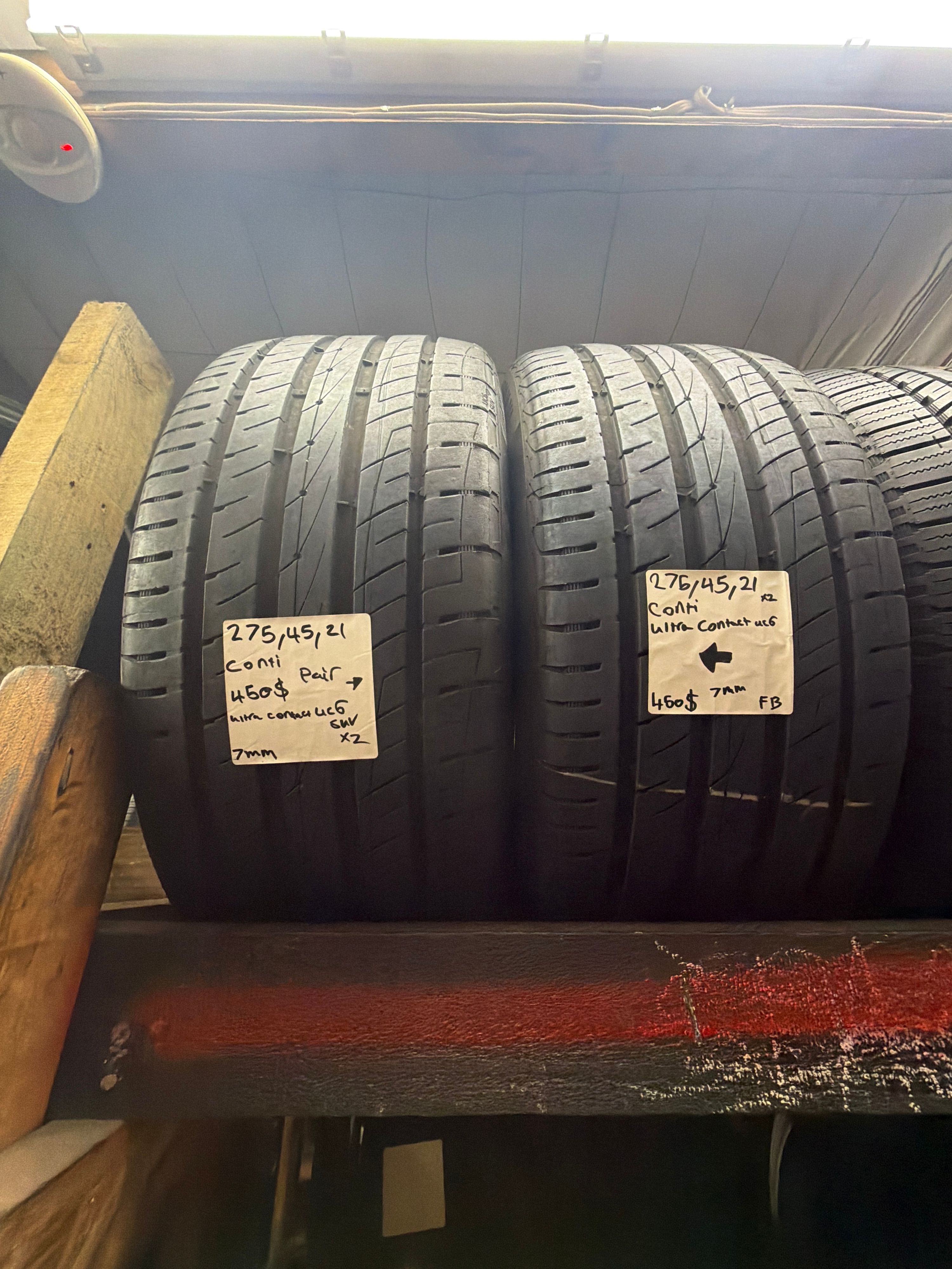275/45R21 — Continental UltraContact UC6 SUV