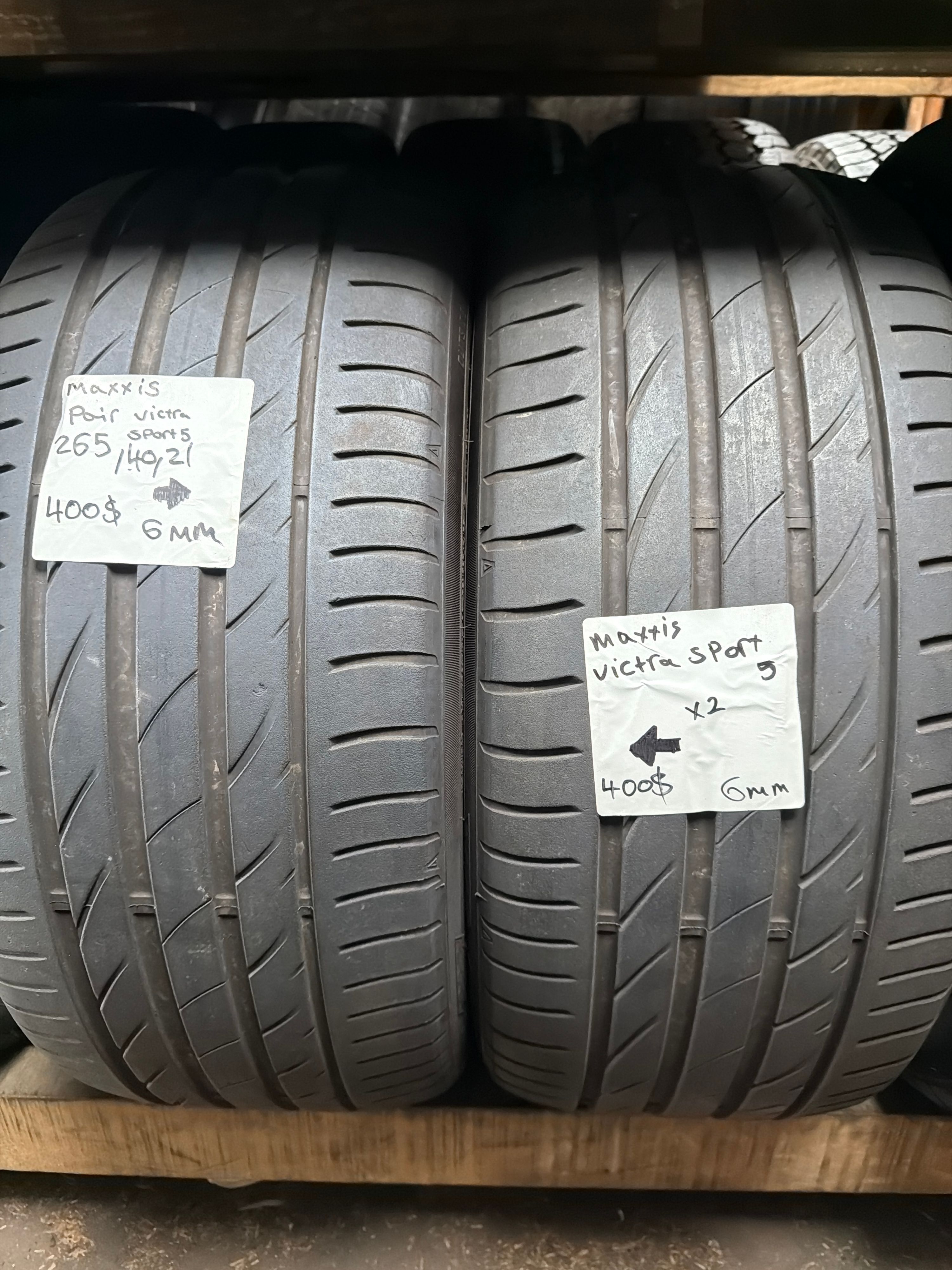 265/40R21 — Maxxis Victra Sport 5 SUV