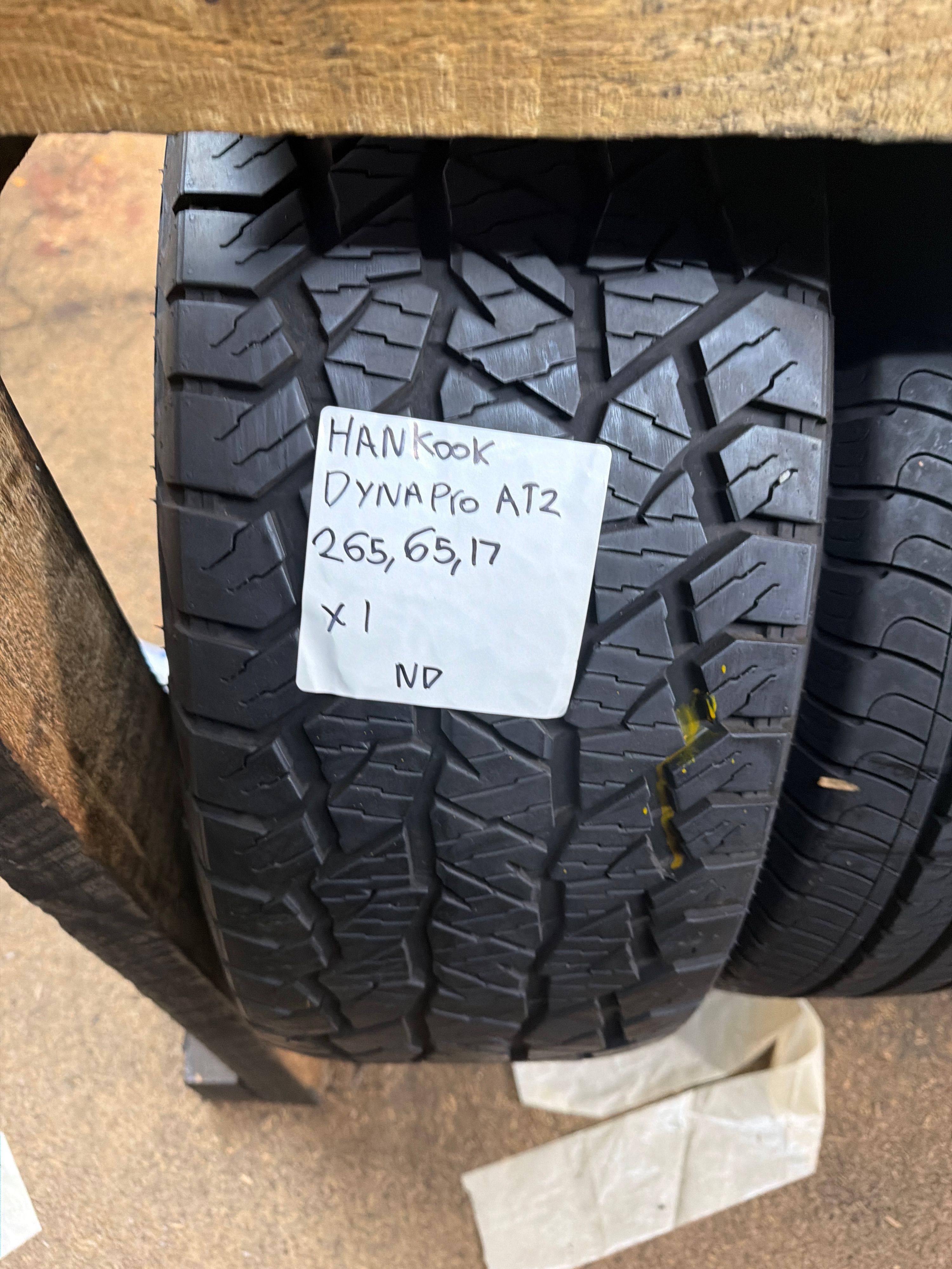 265/65R17 — Hankook Dynapro AT2