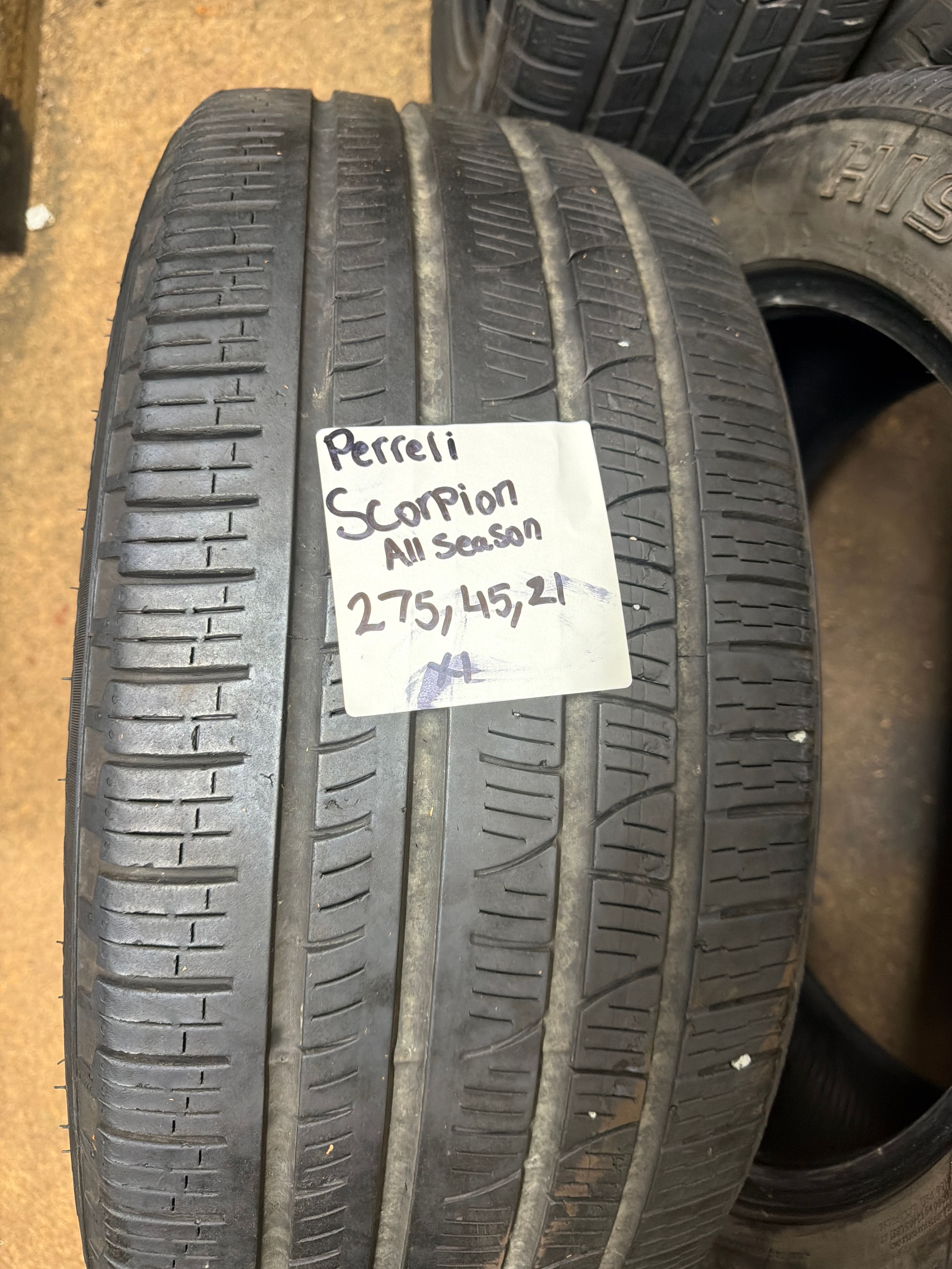 275/45R21 — Pirelli Scorpion Verde All Season